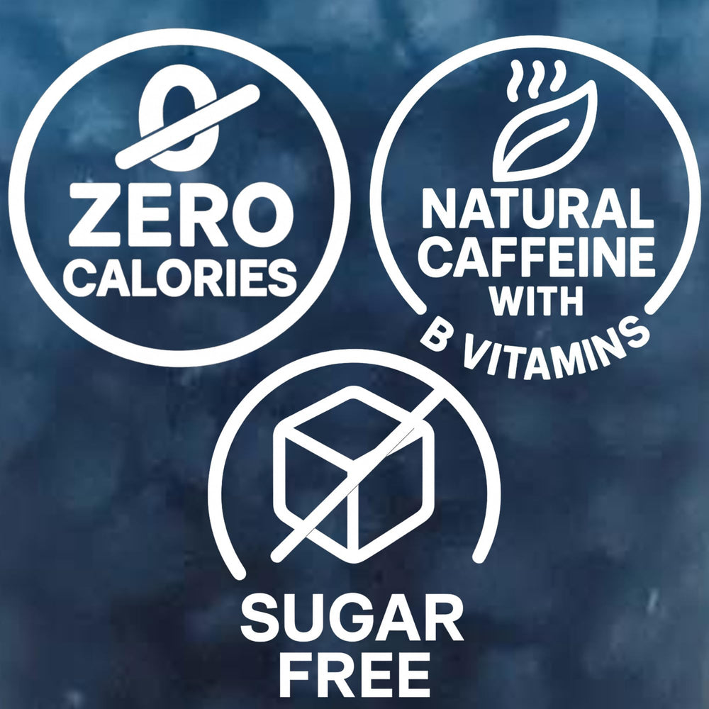 Kajun Loaded Tea Ingredients label closeup highlights green tea caffeine and vitamins.