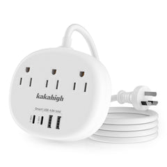Kakahigh Australia power adapter with USB ports for travel charging.