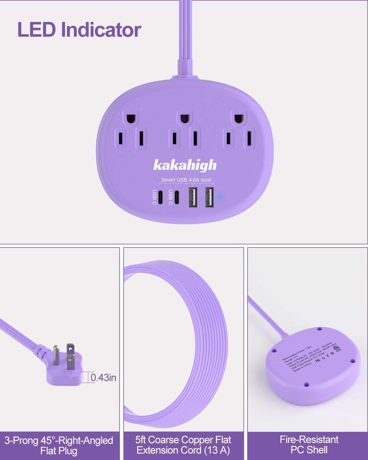 Kakahigh compact charging station keeps multiple devices powered at a single desk