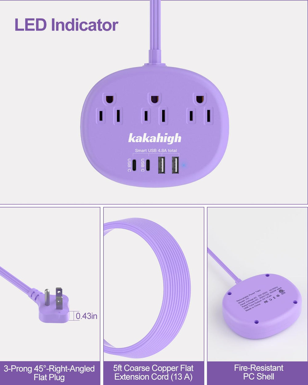 Kakahigh compact charging station keeps multiple devices powered at a single desk