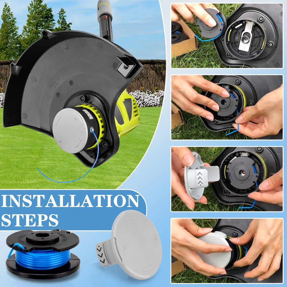 KAKO AC14RL3A spool compatible with Ryobi One+ for versatile tool pairing.