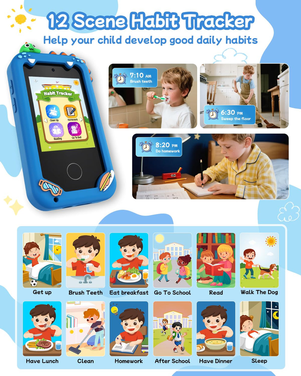 KAKTIN Kids Phone packaged as a gift-ready box for holidays