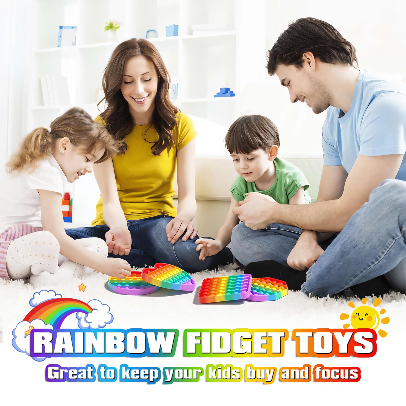 Kakukokas circular fidget for tactile play and quick stress relief.