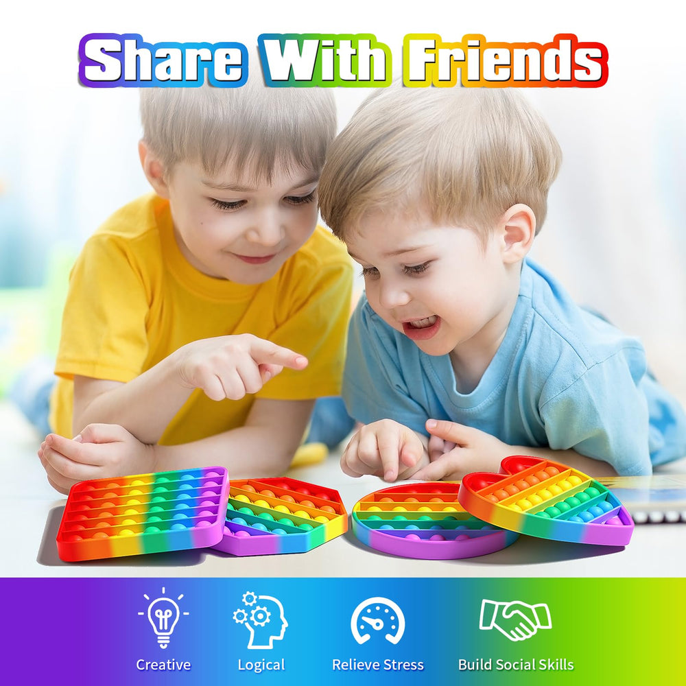 Kakukokas square fidget for mindful play and concentration.