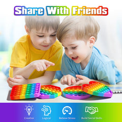 Kakukokas square fidget for mindful play and concentration.