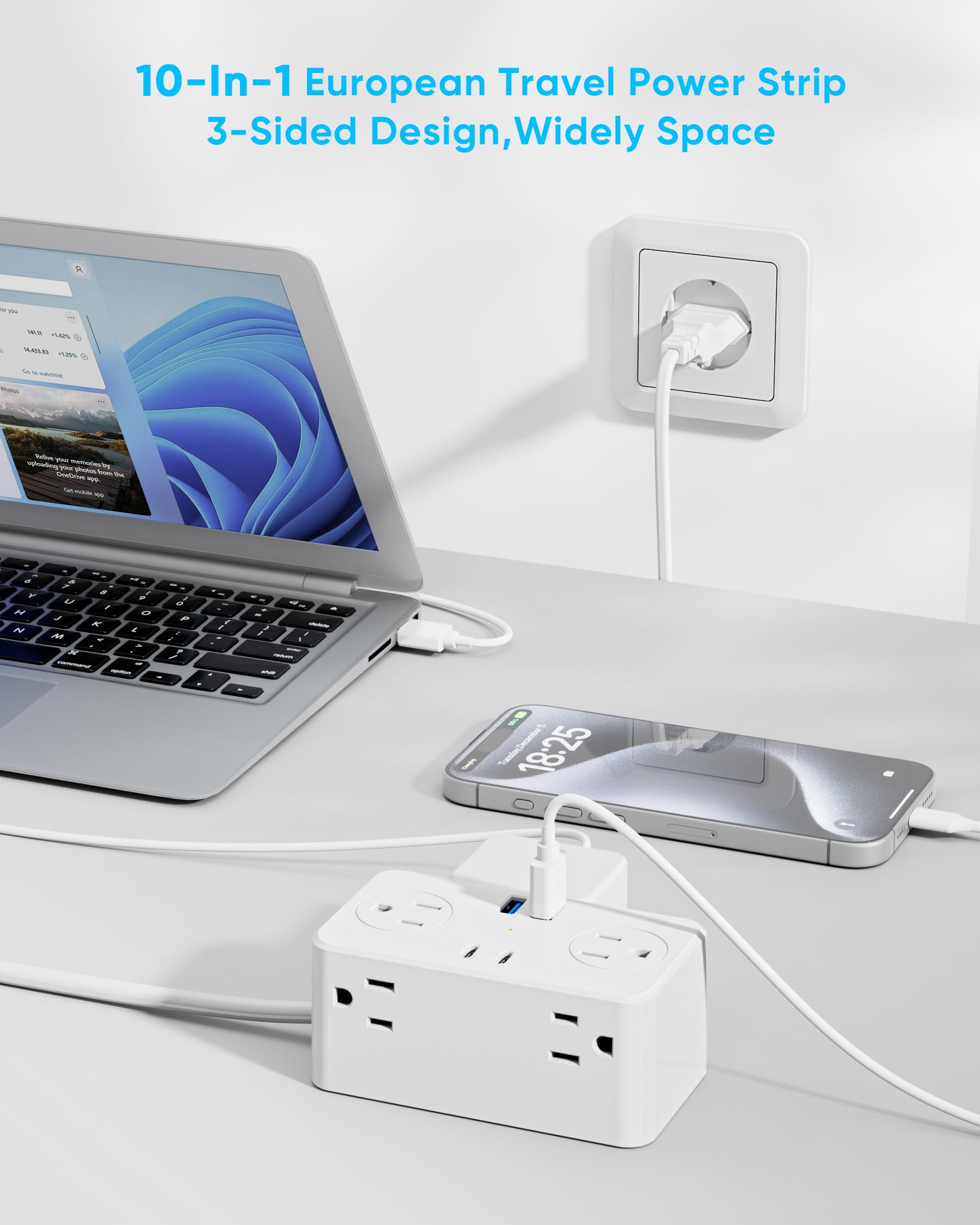 Kakyanill USB-C ports support fast charging up to 3A