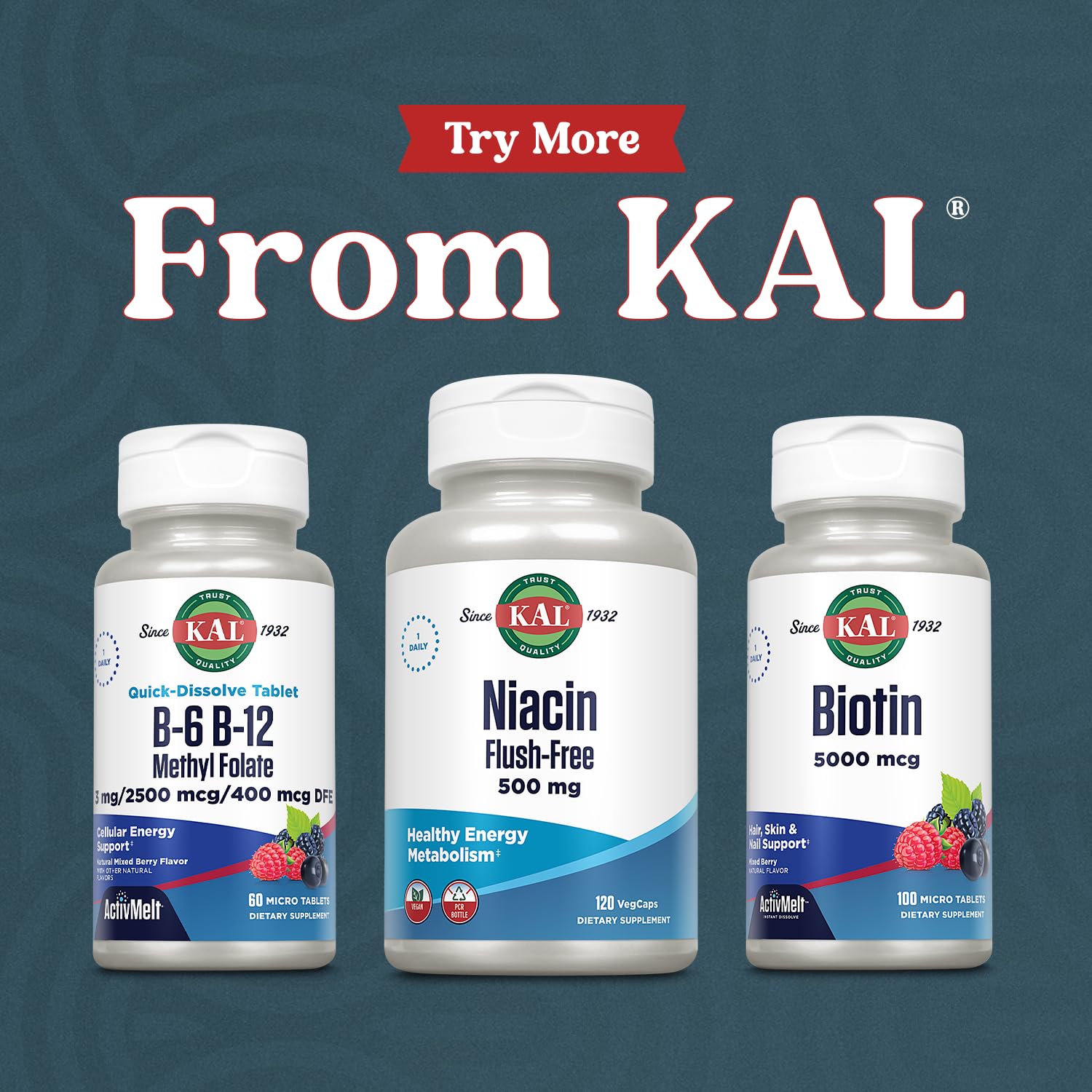 KAL ActivMelt packaging showing lab verification seal.