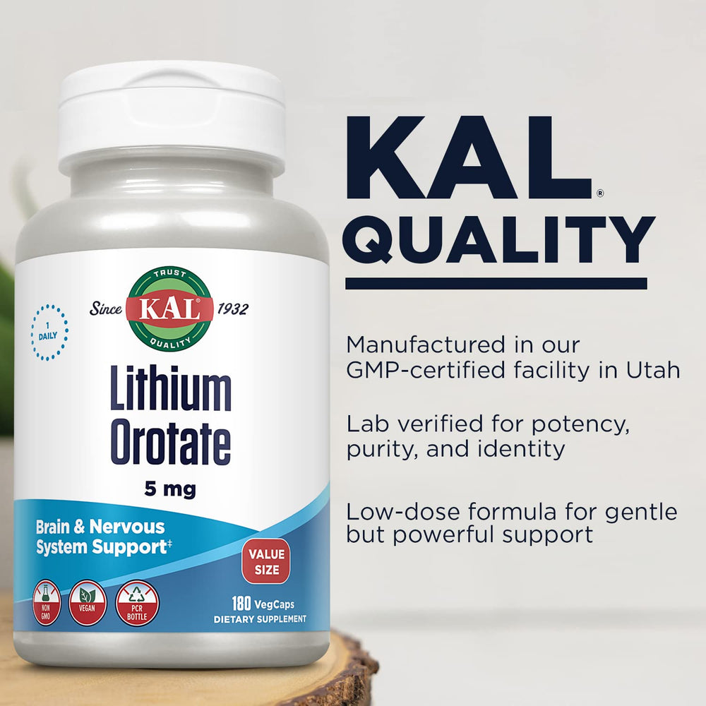 KAL 5mg eco-packaging bottle made from PCR plastics.