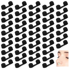 Kalione nose filters 100-pcs black packaging, soft sponge protection against overspray