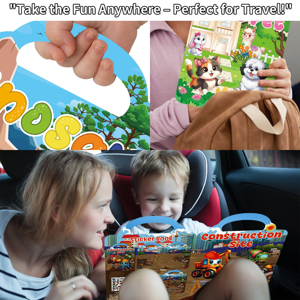 Kalysky animal stickers encourage exploration and gentle peeling
