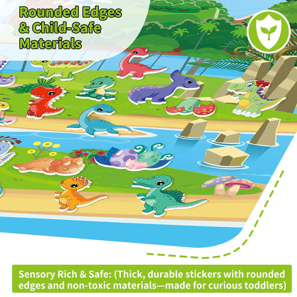 Kalysky farm stickers help kids pretend play with bright components