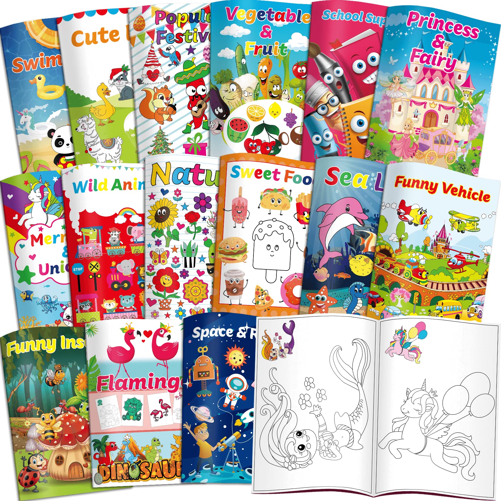 Kalysky coloring books cover with friendly characters to engage preschoolers.