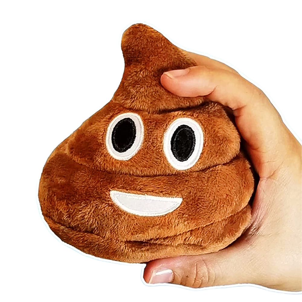 Kamhi World poop plush with 7 fart sounds, ideal for playful squeezes and laughs.