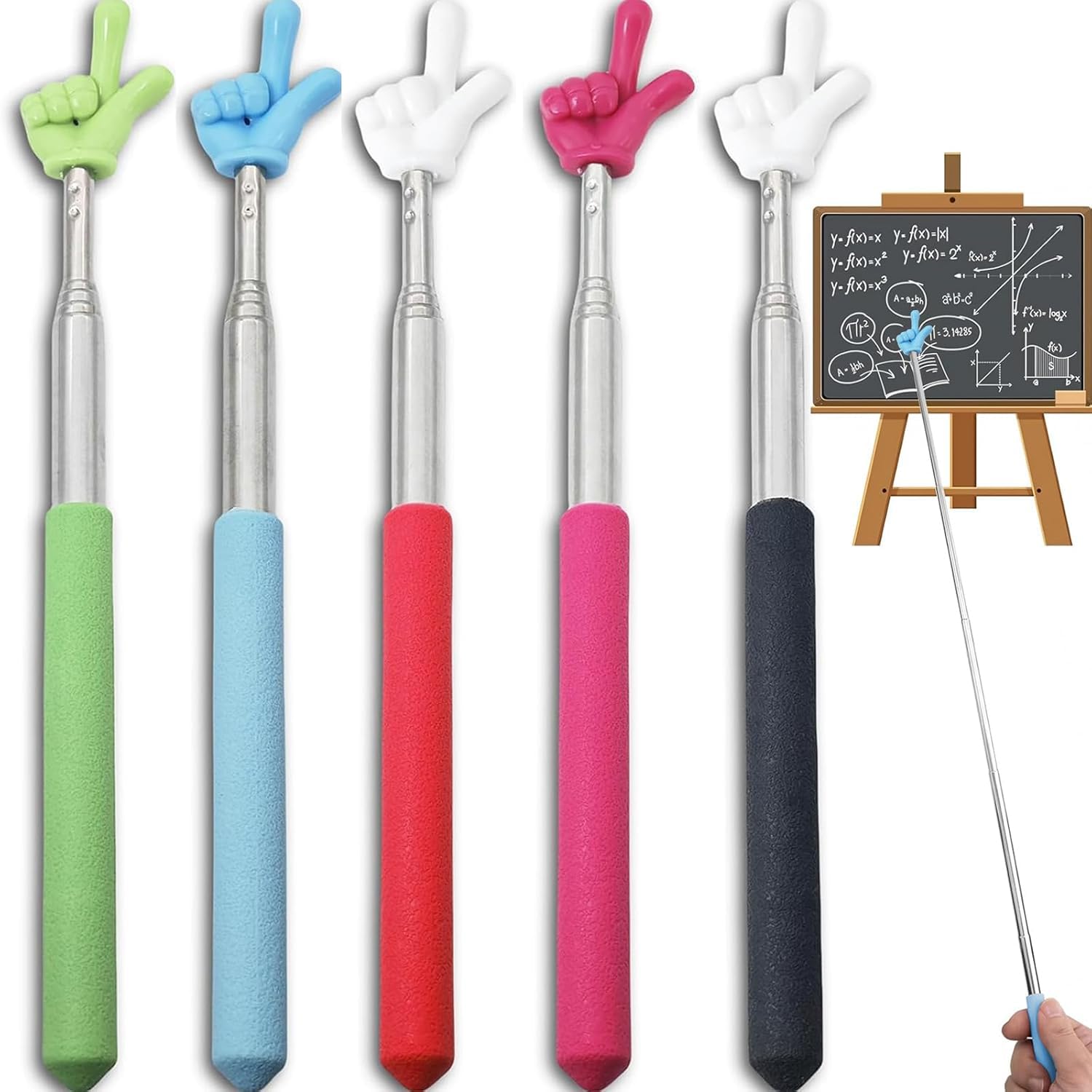 Kamwuld 5Pcs pointer finger extended to highlight content