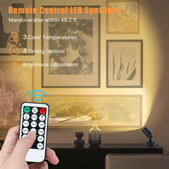 Kandicyar LED spotlight picture: warm light creates inviting ambiance.