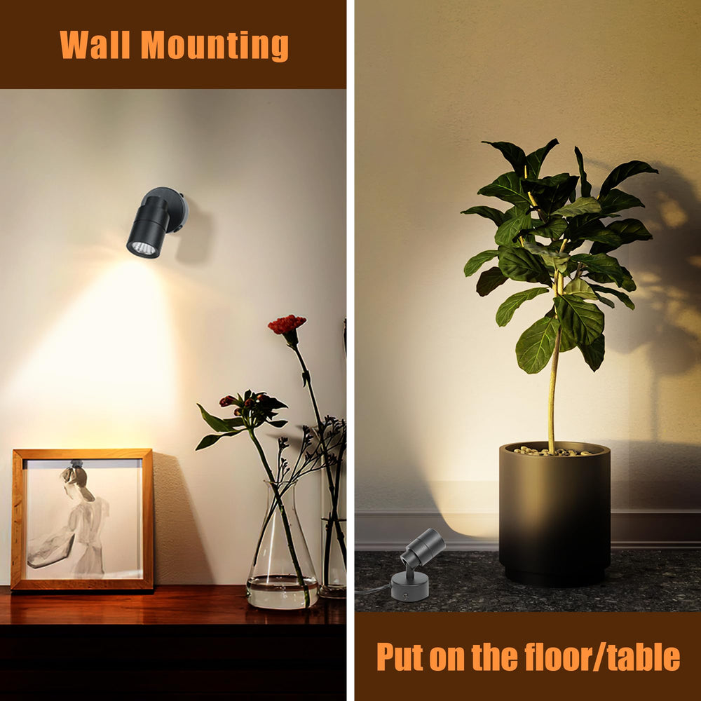 Kandicyar LED spotlight wall-mount: versatile placement on walls.