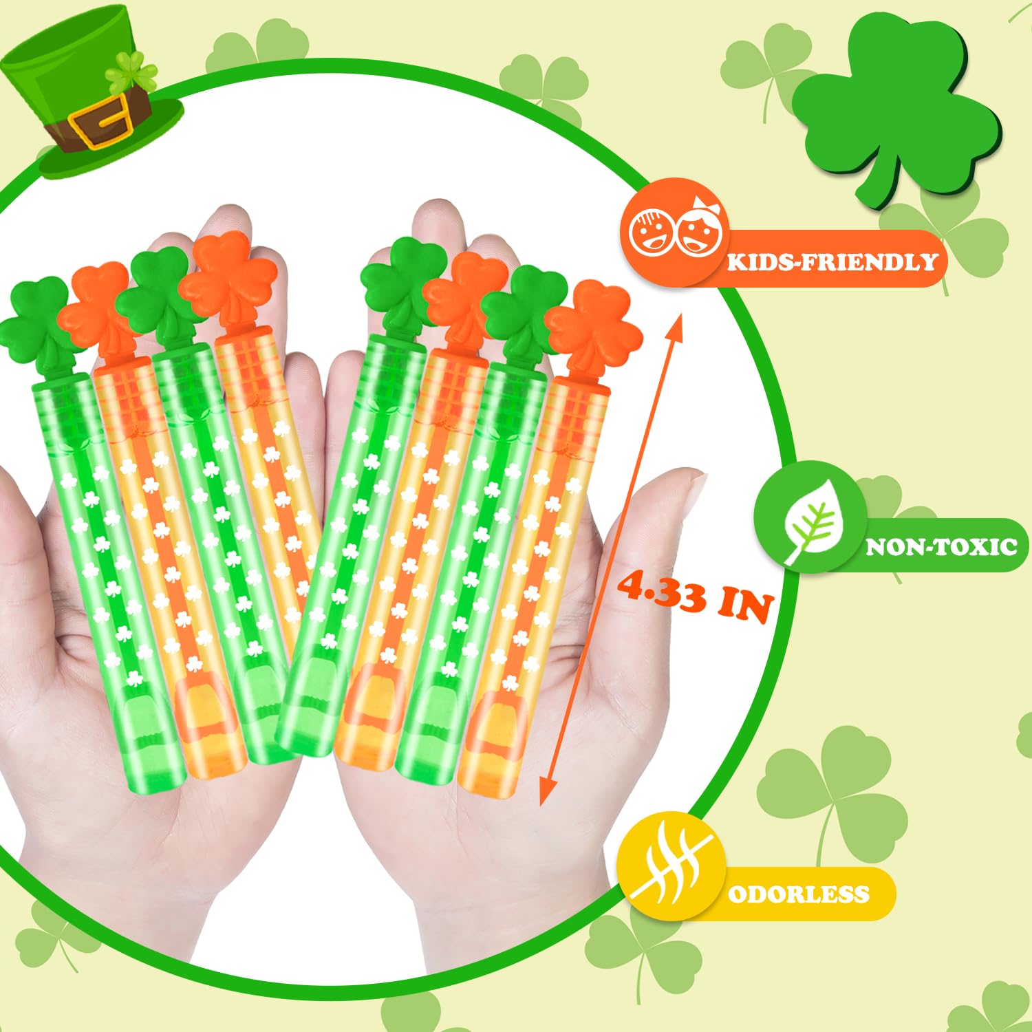 Kannove 32-pack bubble wands deliver abundant bubbles for active classroom fun