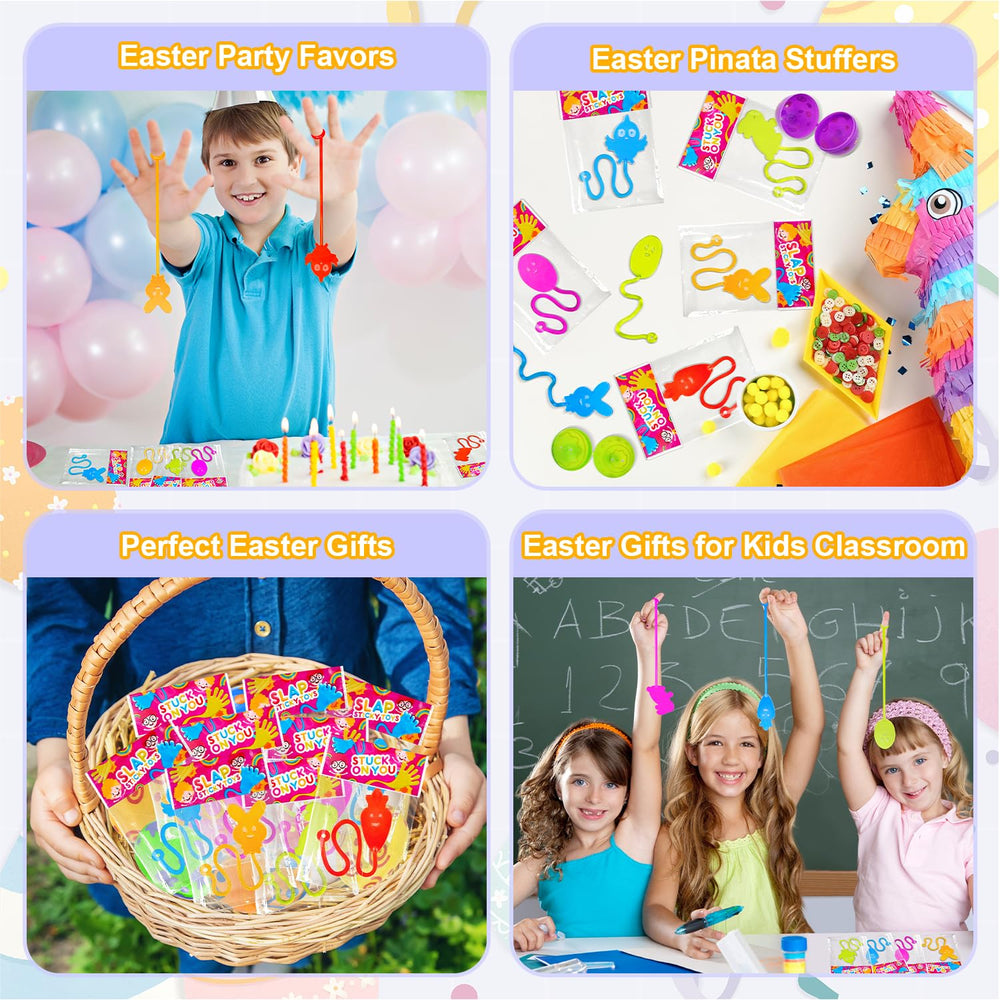 Kannove Easter Sticky Hands: 20-pack durable non-toxic kids' play.