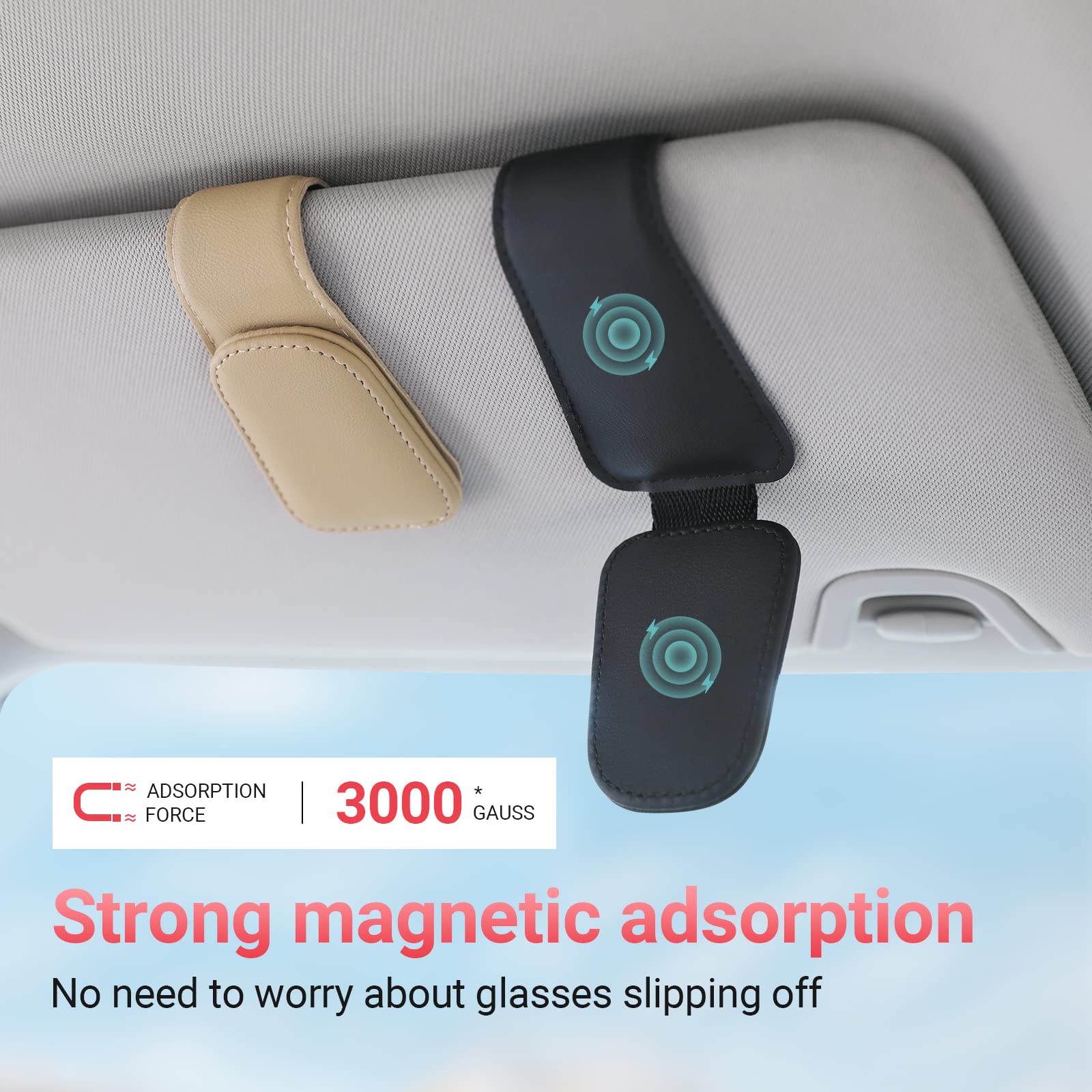 KanSmart compact two-pack design fits neatly in the car interior.