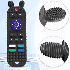 Kaodezhu phone teether with textured bumps for gum massage.
