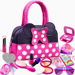 Kaodezhu pretend purse with outfits and accessories for imaginative dress-up play