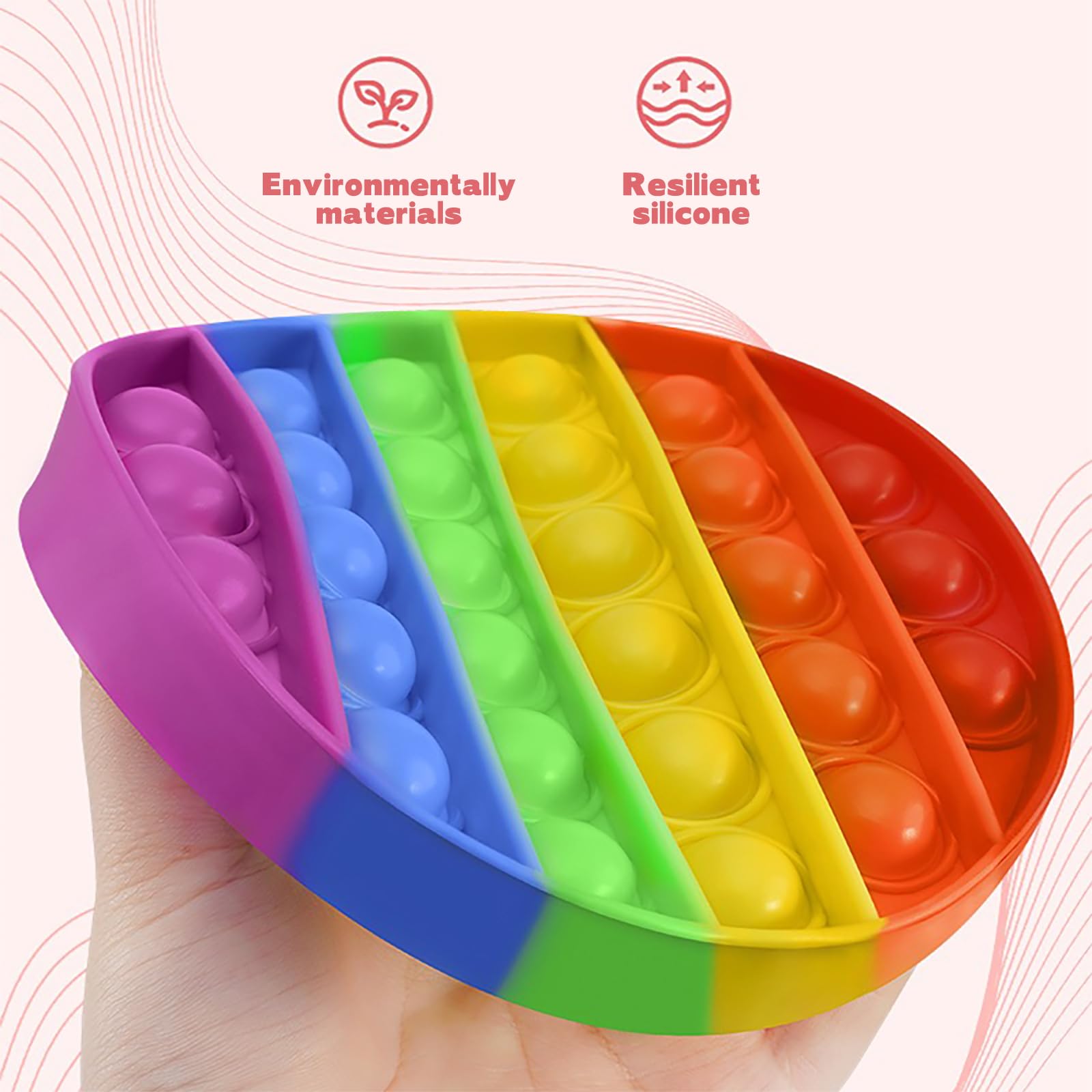 kapibarasensei push pop sensory toy assortment for tactile calm during work or study.