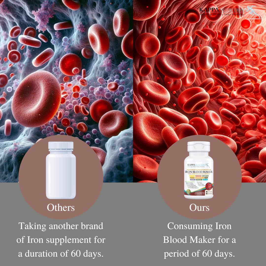 KAPPA NUTRITION Iron Blood Maker broccoli imagery — folate and vitamins