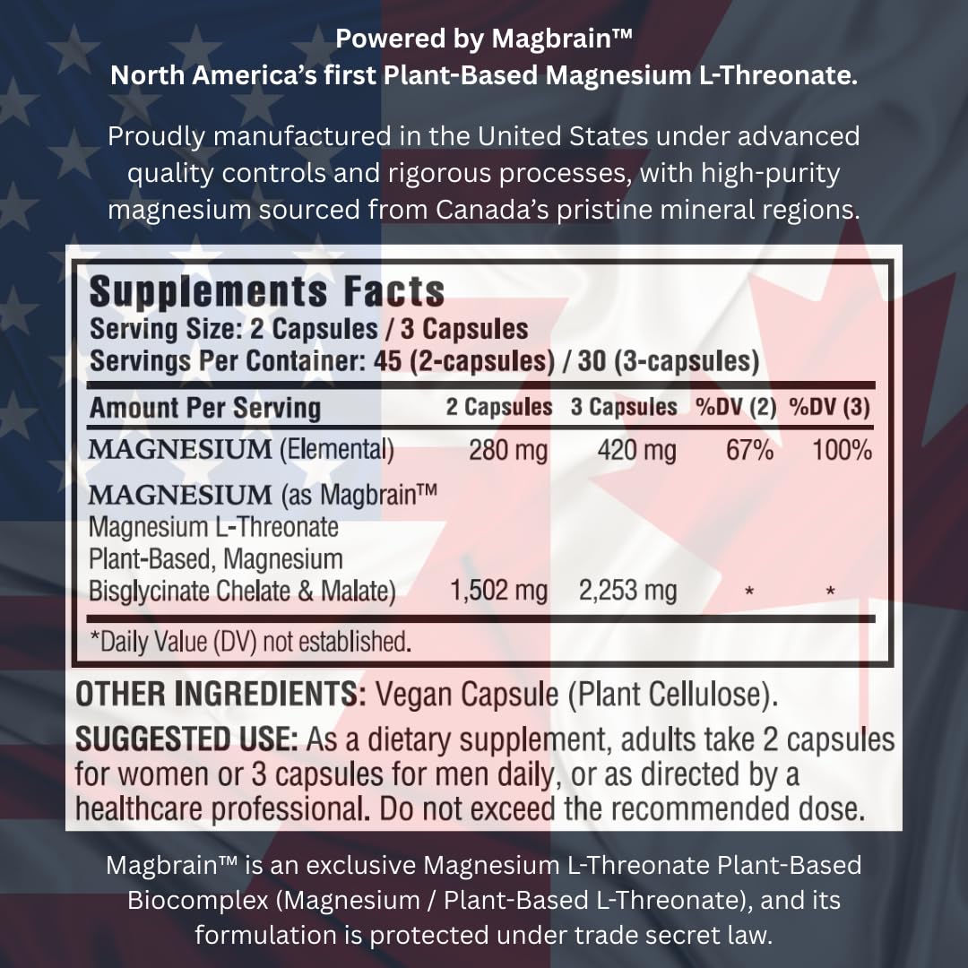 Kappa Nutrition MagBrain label details highlighting potency and testing.