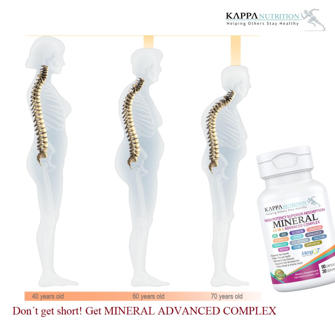 KAPPA NUTRITION Mineral 13 in 1 ingredients panel reveals the nutrient spectrum