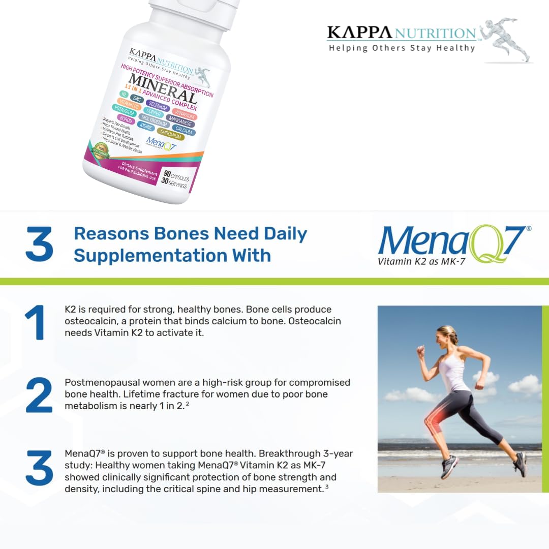 KAPPA NUTRITION Mineral 13 in 1 usage shot suggests pour-friendly, convenient capsules