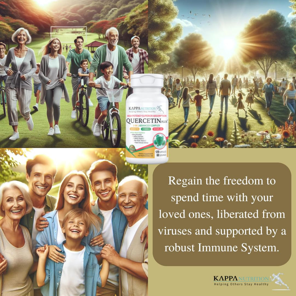 KAPPA NUTRITION Quercetin Plus capsule outline for product clarity