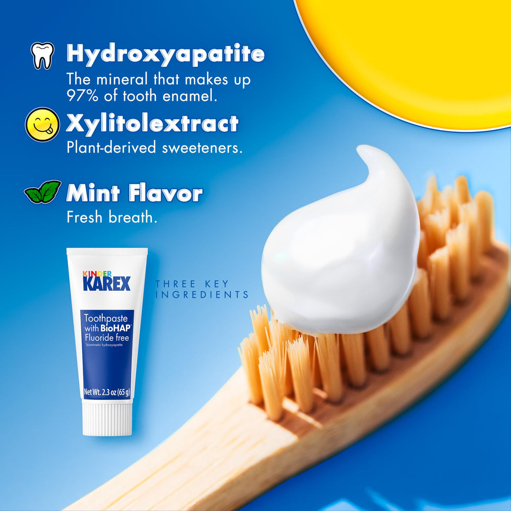 Close-up of toothpaste texture with mild mint feel.