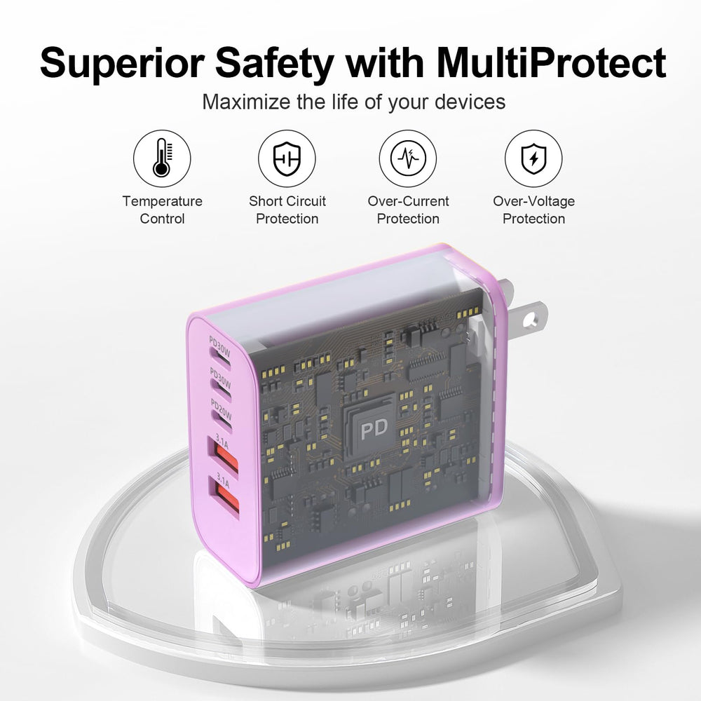 Karhood USB-A port close-up shows 5V/3.1A sharing power.