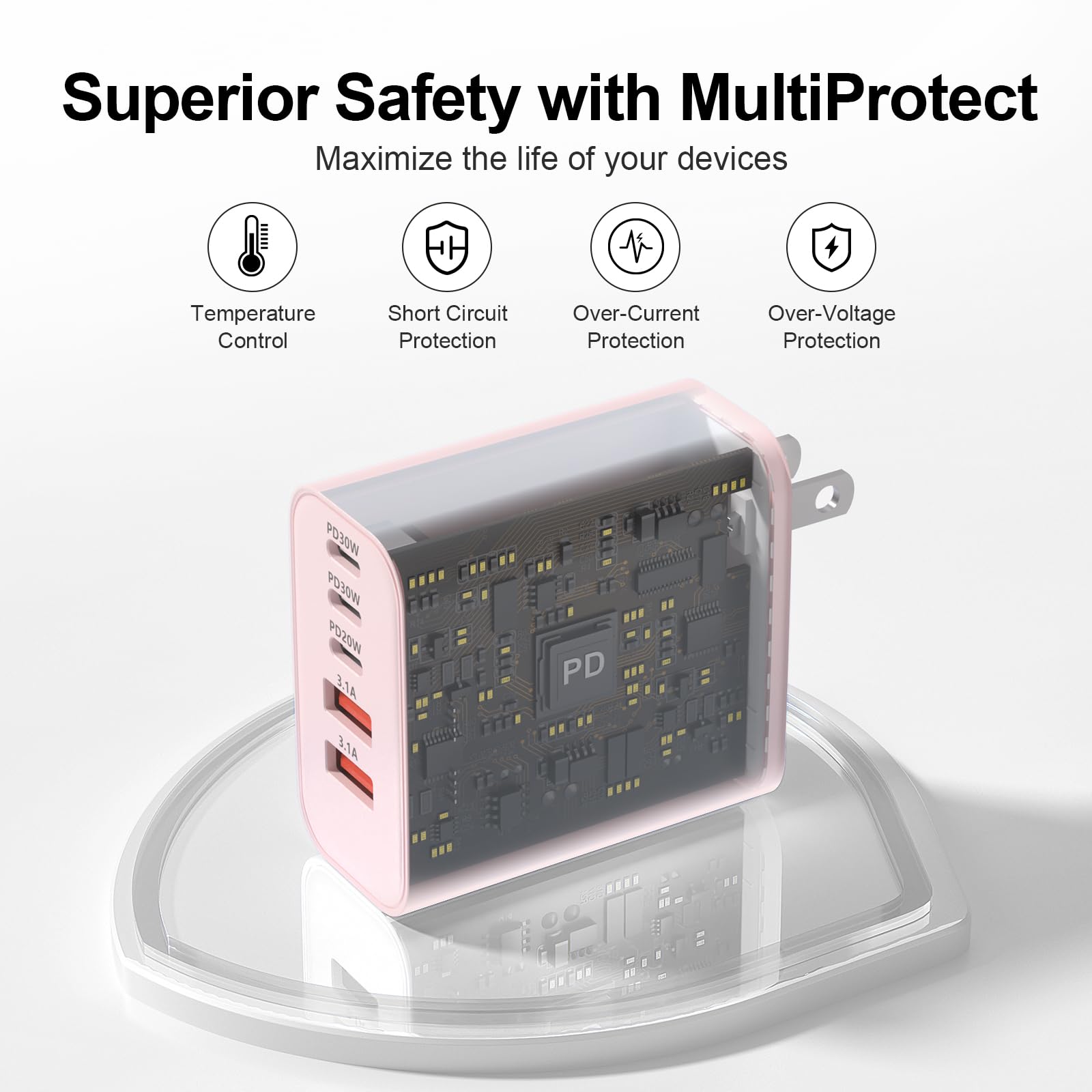 Karhood USB-A port supports higher current for tablets and headphones