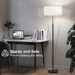 Karjoefar included 9W LED bulbs for energy-efficient lighting
