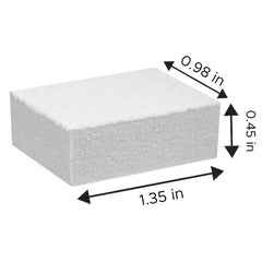 Karlash Nail Mini White Buffer Block two-sided buffer for polishing and prepping nails before lacquer