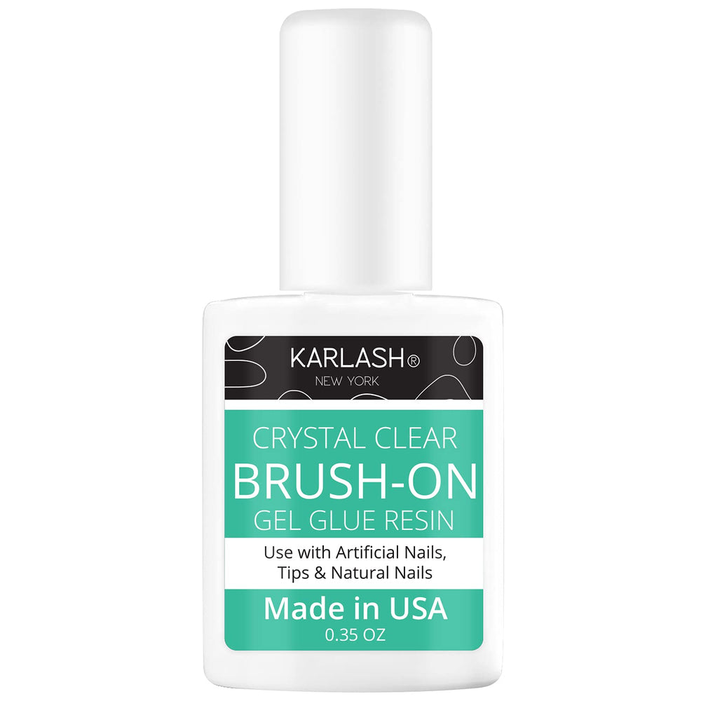 Close-up of a repaired nail with natural finish using Karlash kit.