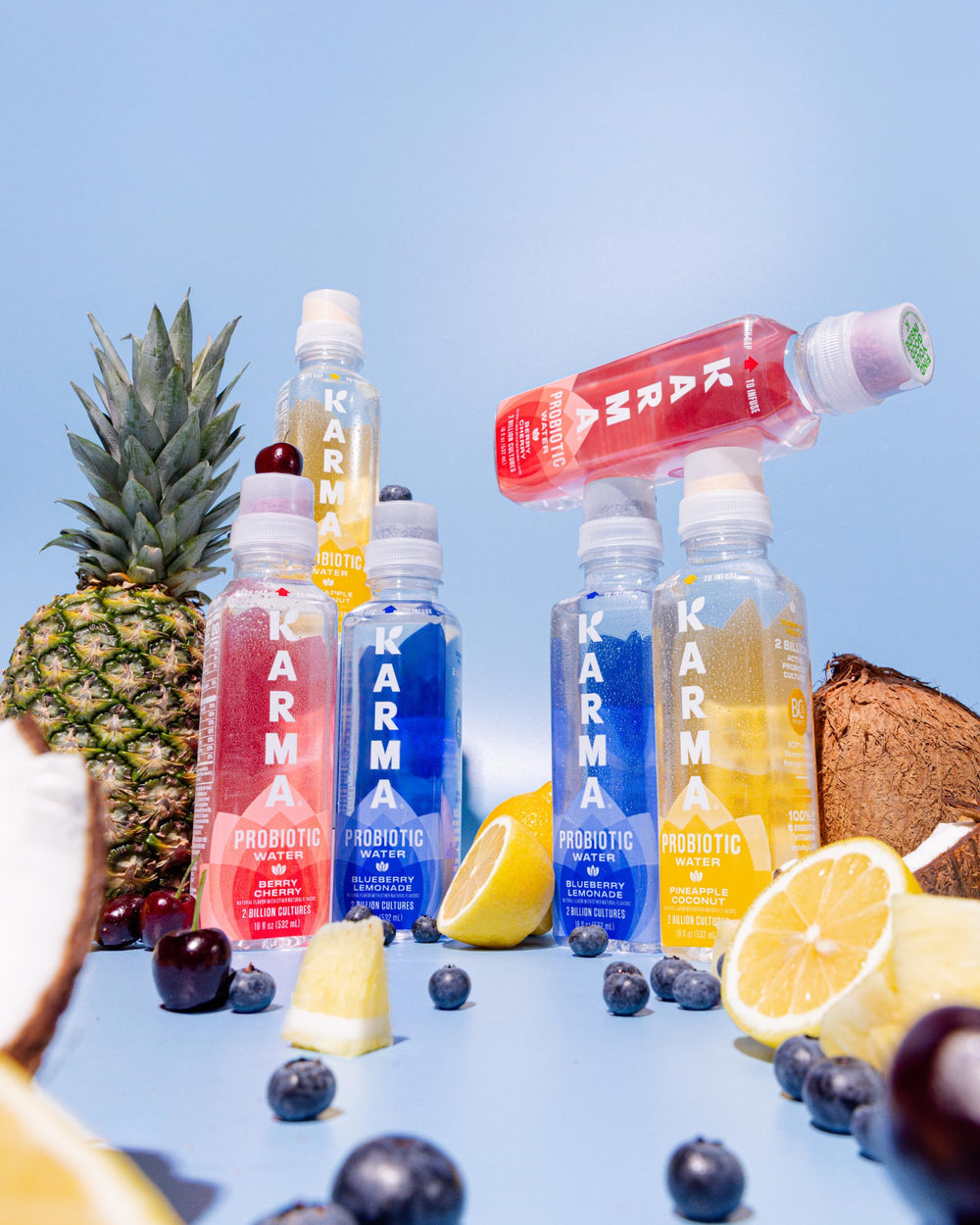 Karma Probiotic Water 12-bottle pack emphasizes convenient daily hydration on the go.