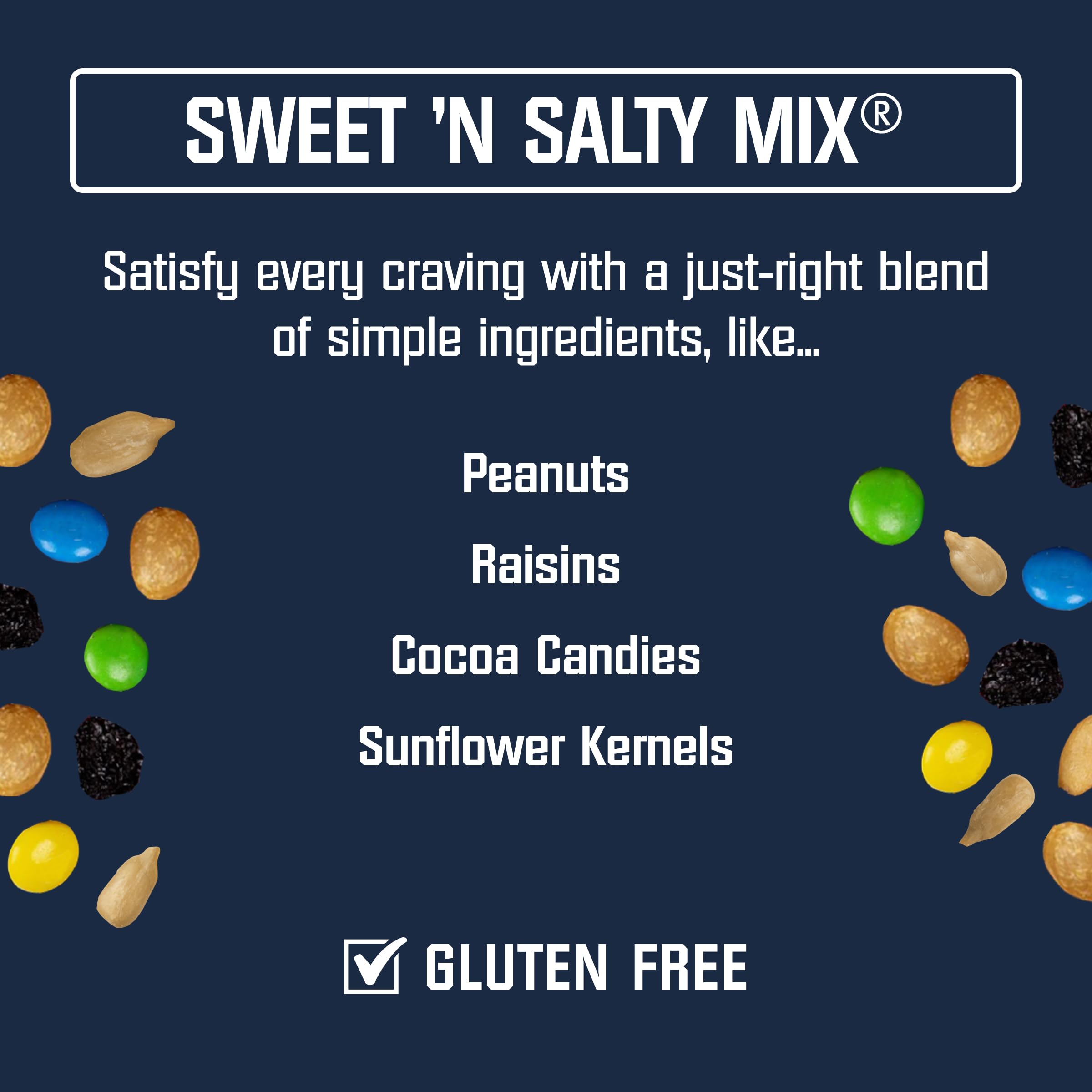 Kar's Nuts Sweet N Salty mix close-up highlighting crunchy pretzels and nuts.