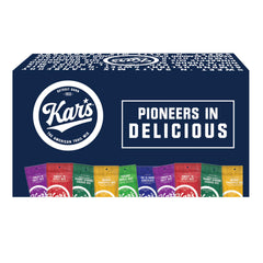Kar's Nuts Sweet N Salty Trail Mix variety pack – front view, ideal travel snack.
