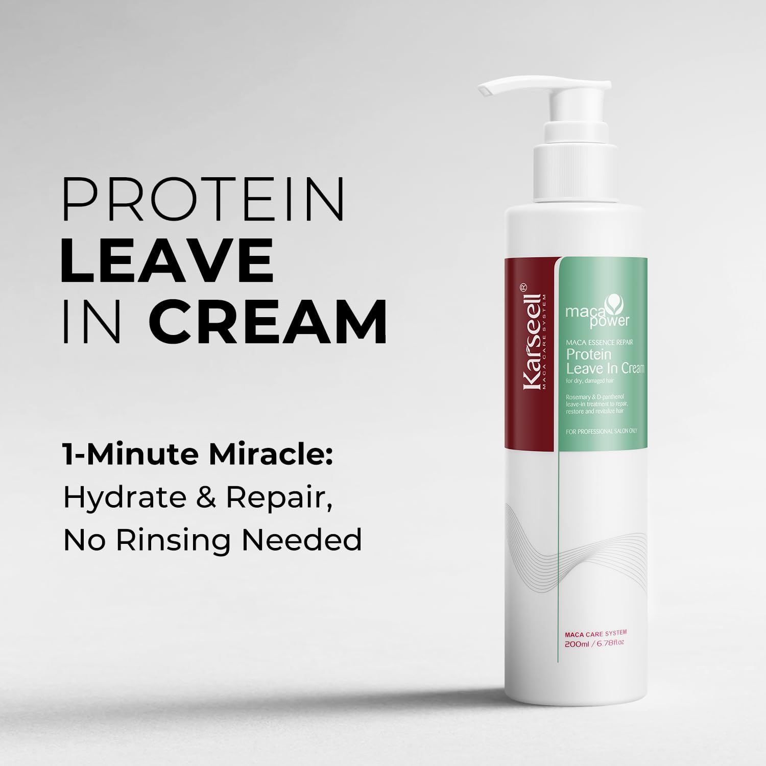 Karseell Organic Protein Cream Hair Treatment with plant extracts for healthier strands
