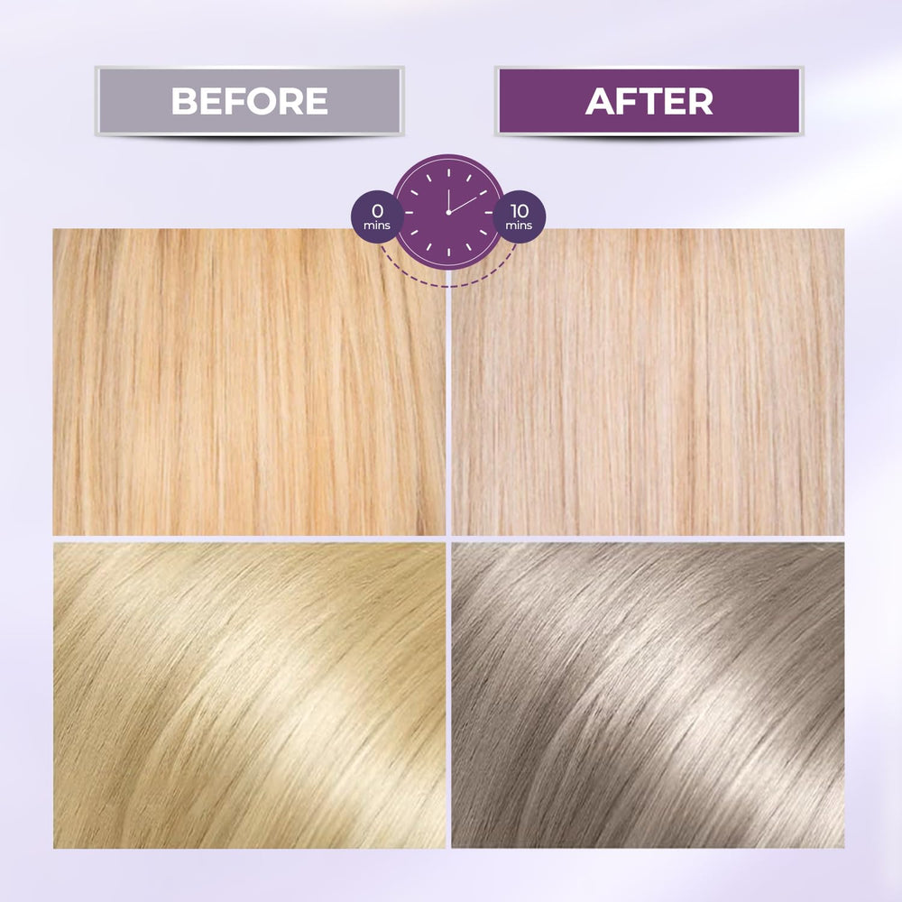 Karseell purple hair mask timer ready for a 5–10 minute processing window.