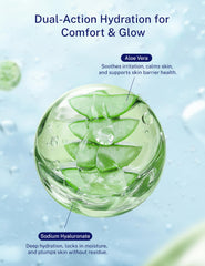 KARUNO hyaluronic acid gel providing deep hydration during at-home microcurrent sessions