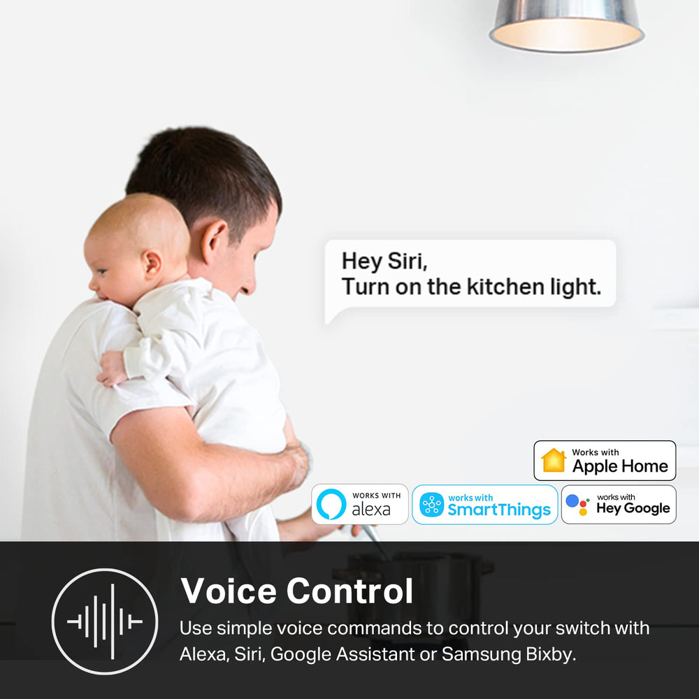 Kasa KS200P3 app control allows remote lighting management from any device.