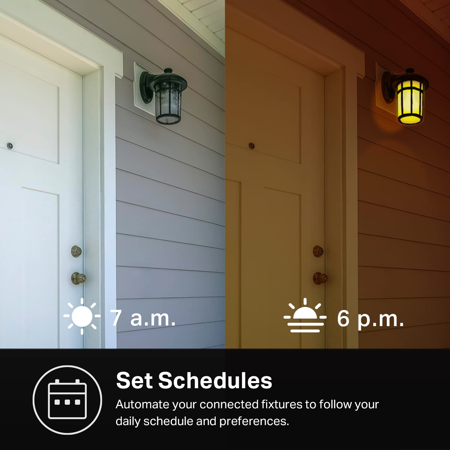 Kasa KS200P3 scheduling and timers automate lights for comfort and energy awareness.