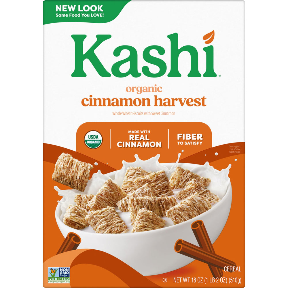 Cereal being paired with milk to show nutrition details