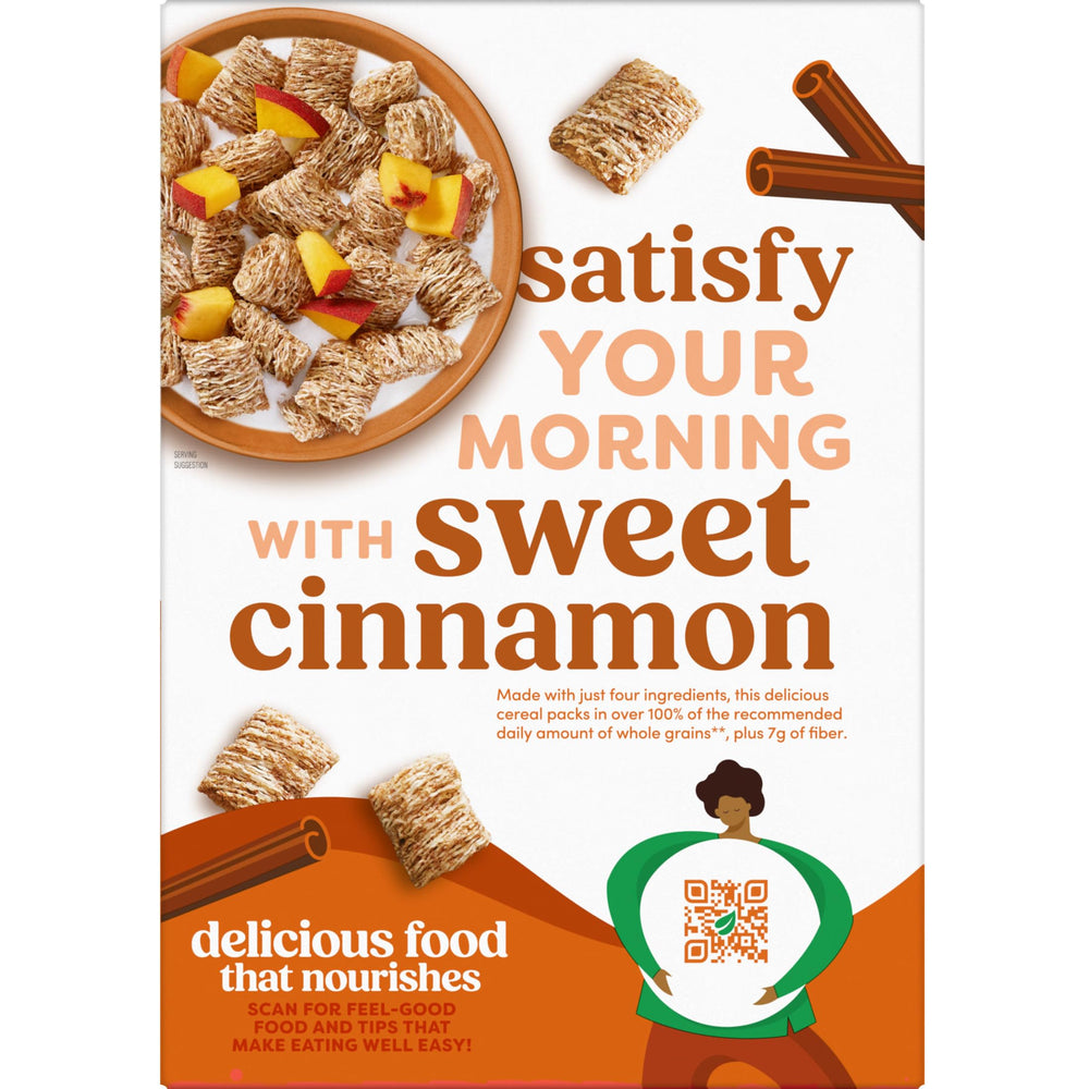 Family enjoying cinnamon-spiced cereal at breakfast