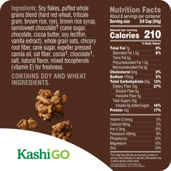 Kashi GO Chocolate Crunch serving bowl with milk for protein-rich breakfast