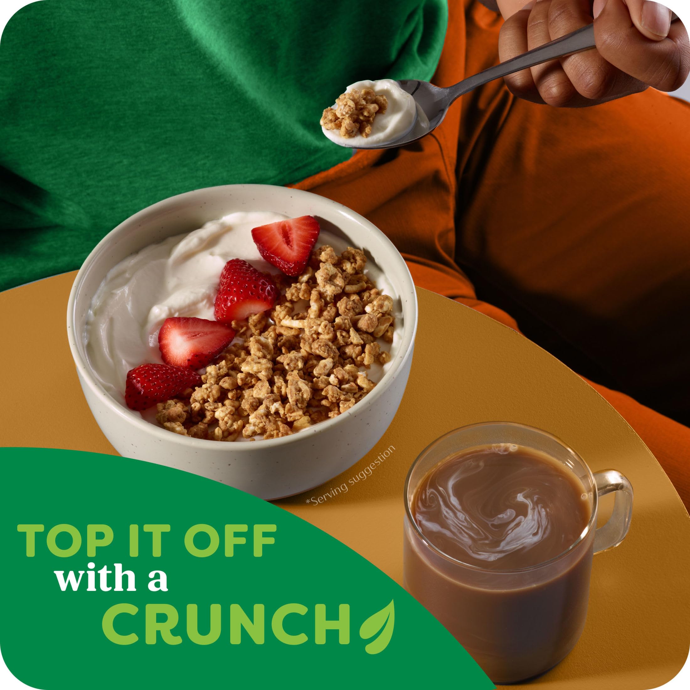 Kashi GO Peanut Butter Crunch cereal as a snack in a gym bag