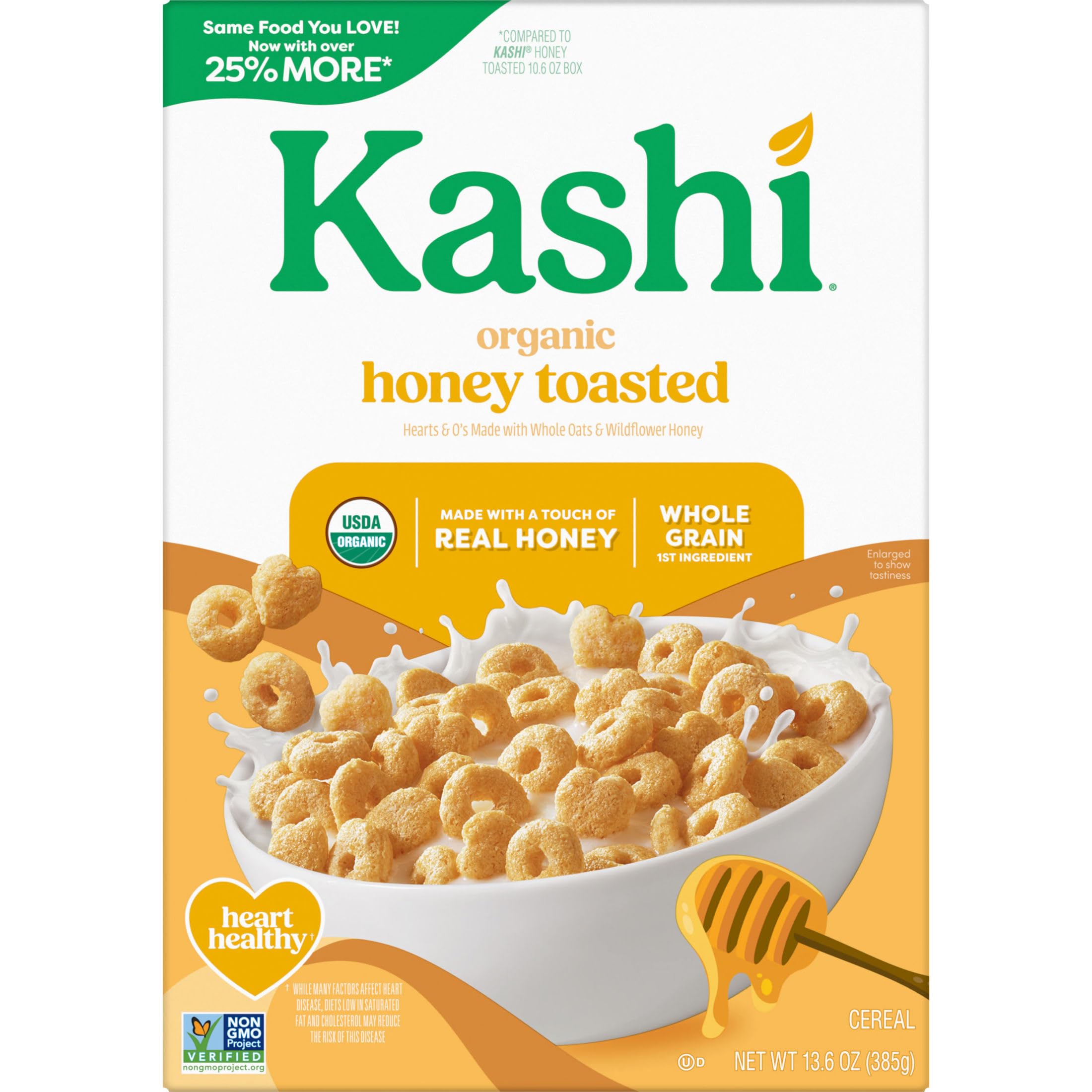 Kashi Honey Toasted cereal kitchen morning routine.